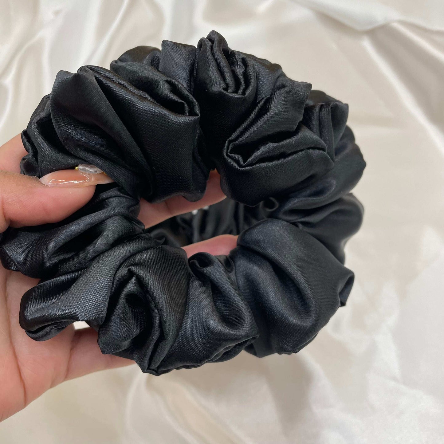 Midnight Luxe - Extra Large Satin Scrunchie