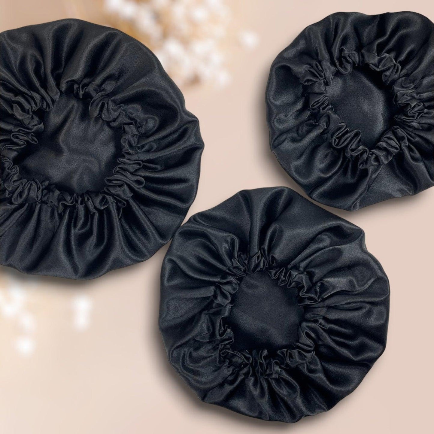 BLVCK Satin Bonnet - Ultimate Style and Hair Protection - Crowned by Royalty