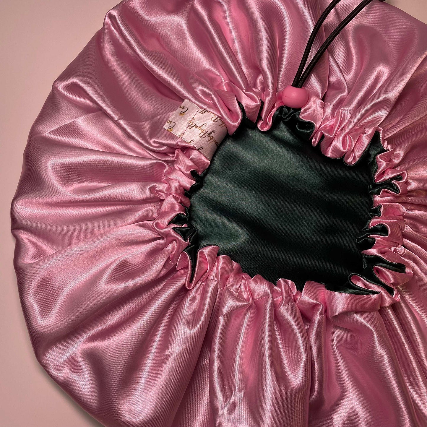 Blush Sage – Reversible Satin Bonnet | Adjustable & Versatile Hair Protection