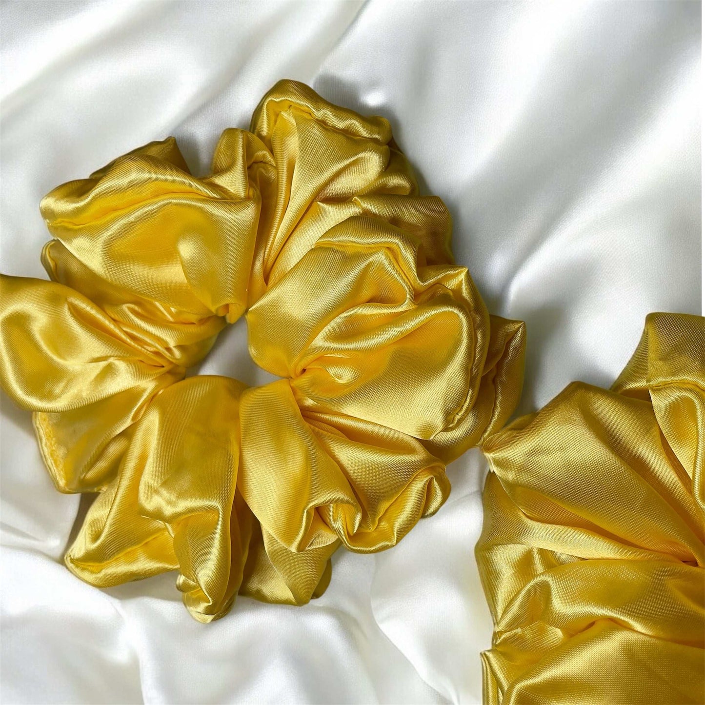 Sunshine Glow - Extra Large Satin Scrunchie
