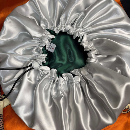 Snow Pine – Adjustable Satin Bonnet