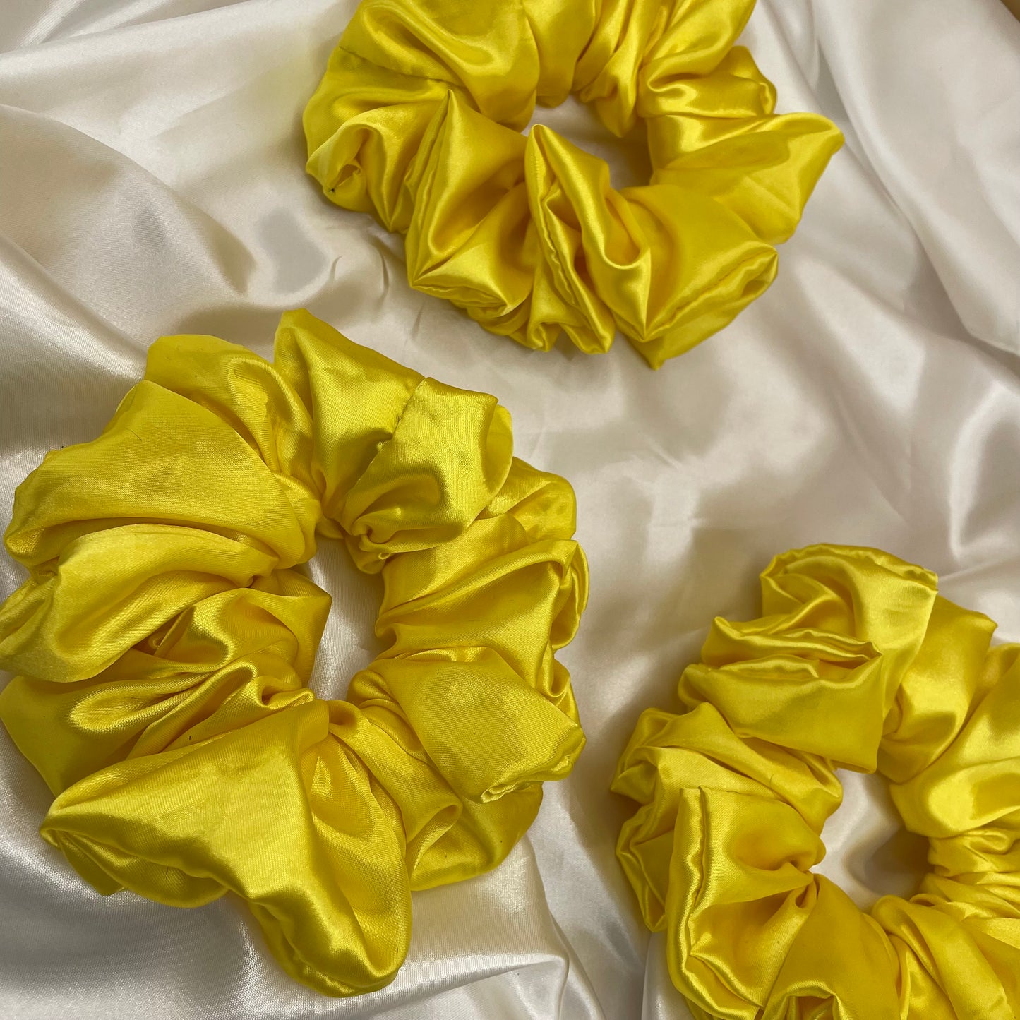 Sunshine Glow - Extra Large Satin Scrunchie