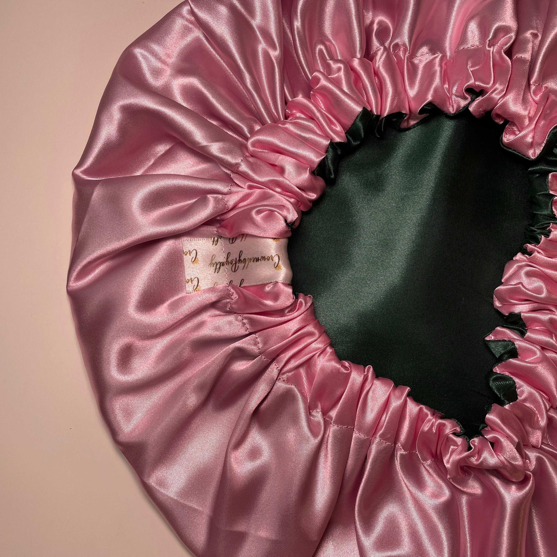 Blush Sage – Reversible Satin Bonnet | Adjustable & Versatile Hair Protection