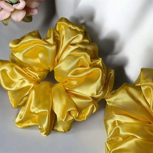 Sunshine Glow - Extra Large Satin Scrunchie