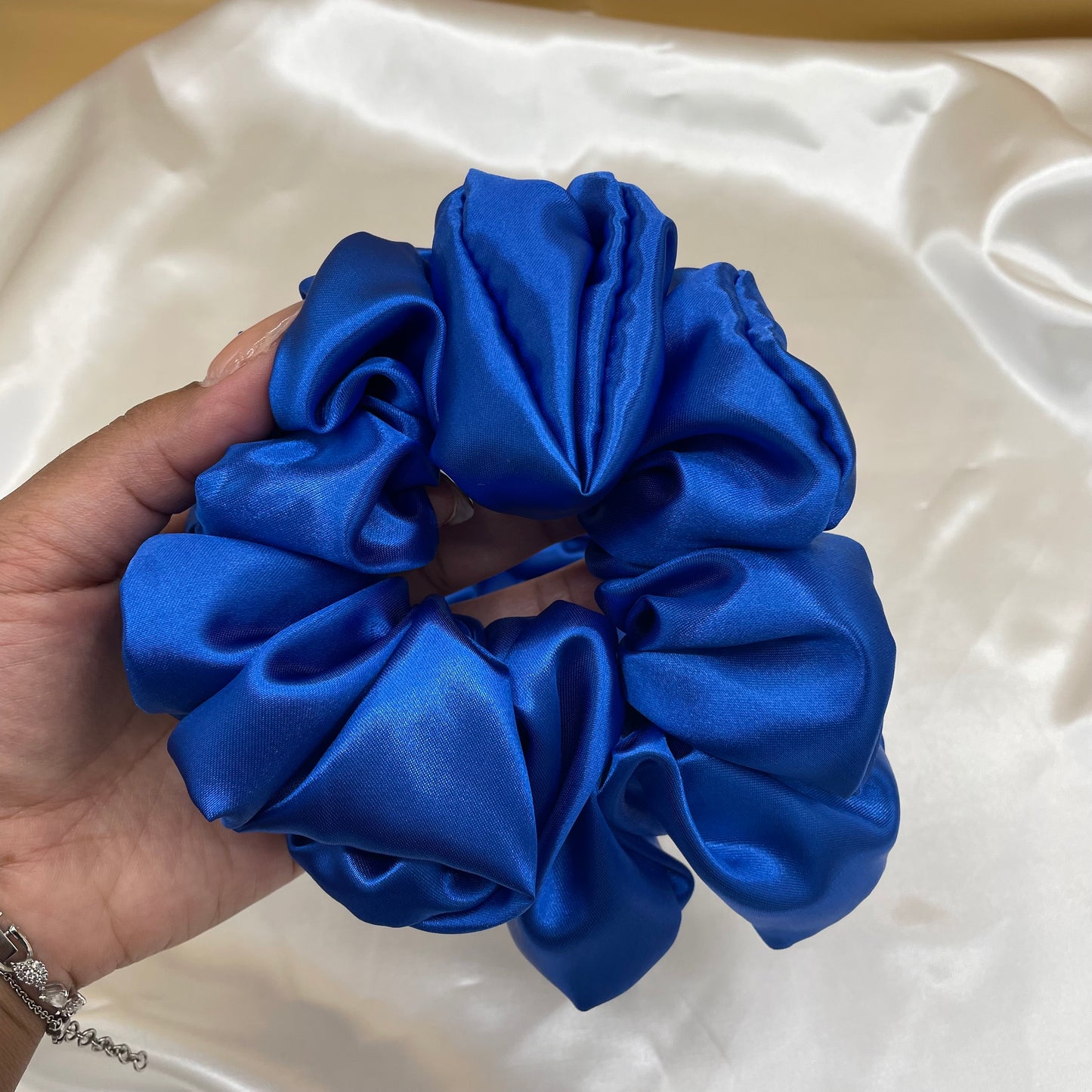 Caramel - Satin Scrunchies