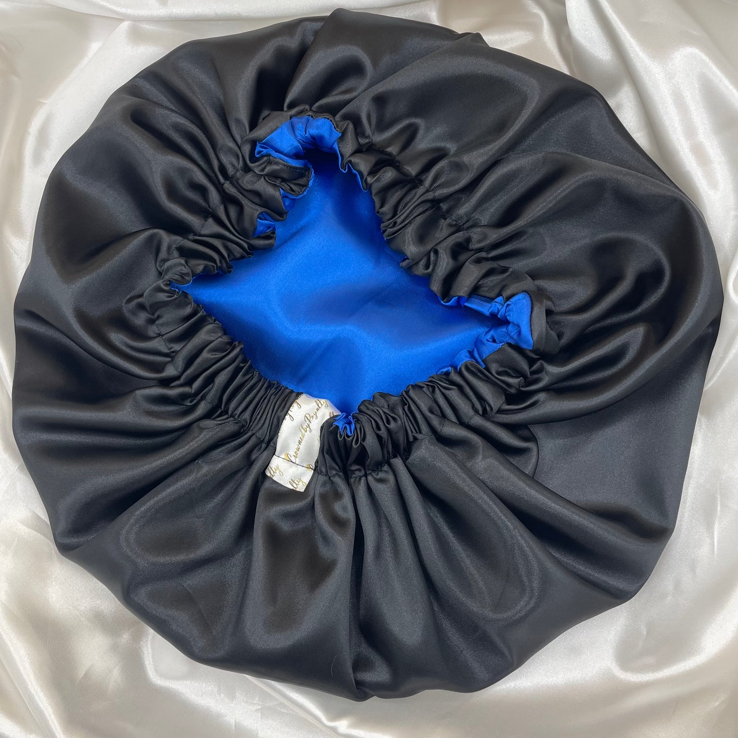 Reversible Satin Bonnets – Deep Blue & Soft Sky Blue Collection