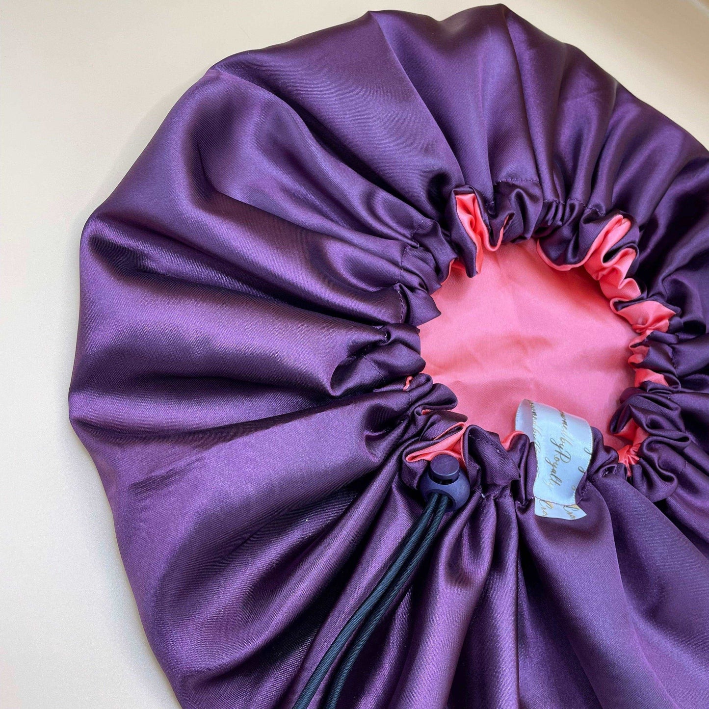 Berry Peach - Satin Bonnet Adjustable - Crowned by Royalty