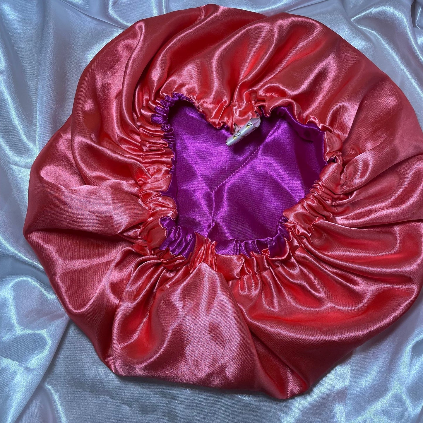 Coral Violet - Satin Bonnet - Crowned by Royalty