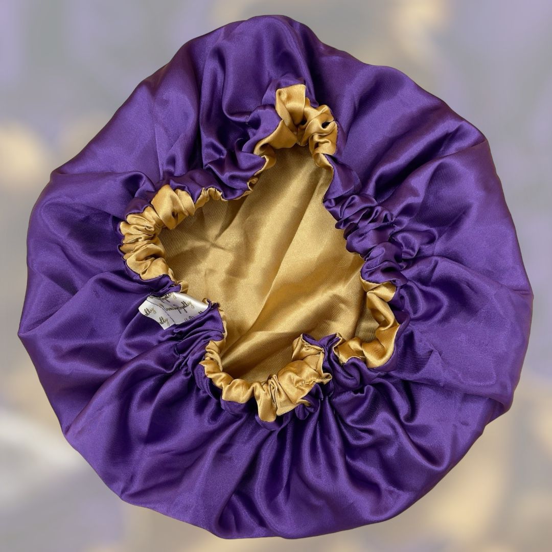 Everything Purple - Reversible Satin Bonnet - Crowned by RoyaltyAdults