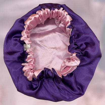 Everything Purple - Reversible Satin Bonnet - Crowned by RoyaltyAdults