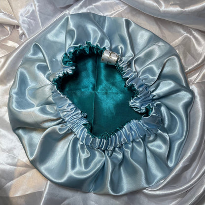 LimeMint Satin Bonnet - Crowned by RoyaltyOne Size