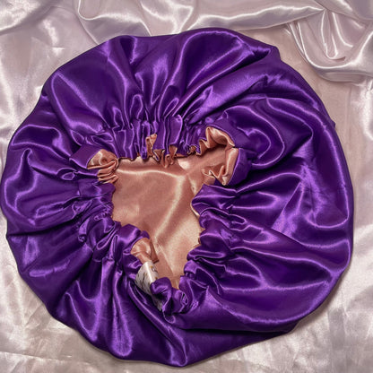 Rose Royale Satin Reversible Bonnet - Crowned by Royalty