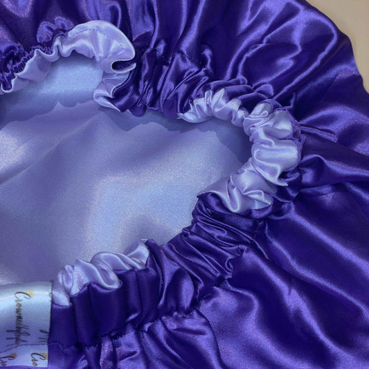 Royal Lavender - Satin Bonnet - Crowned by Royalty