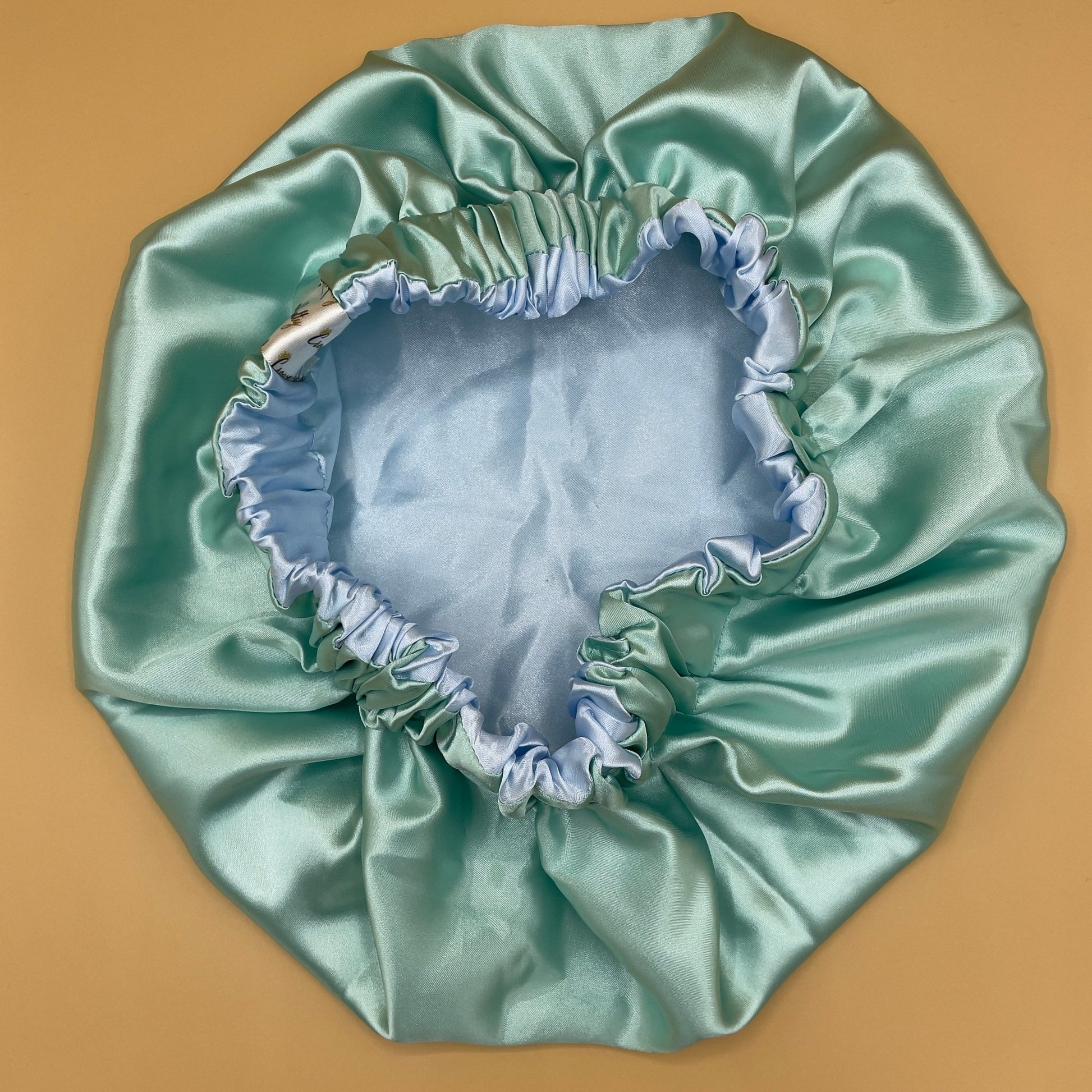AquaMint Reversible Satin Bonnet - Crowned by Royalty