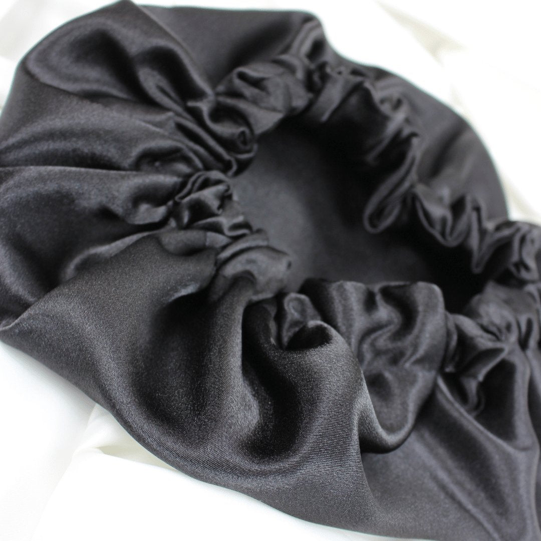 BLVCK Satin Reversible bonnet - Crowned by RoyaltyKids