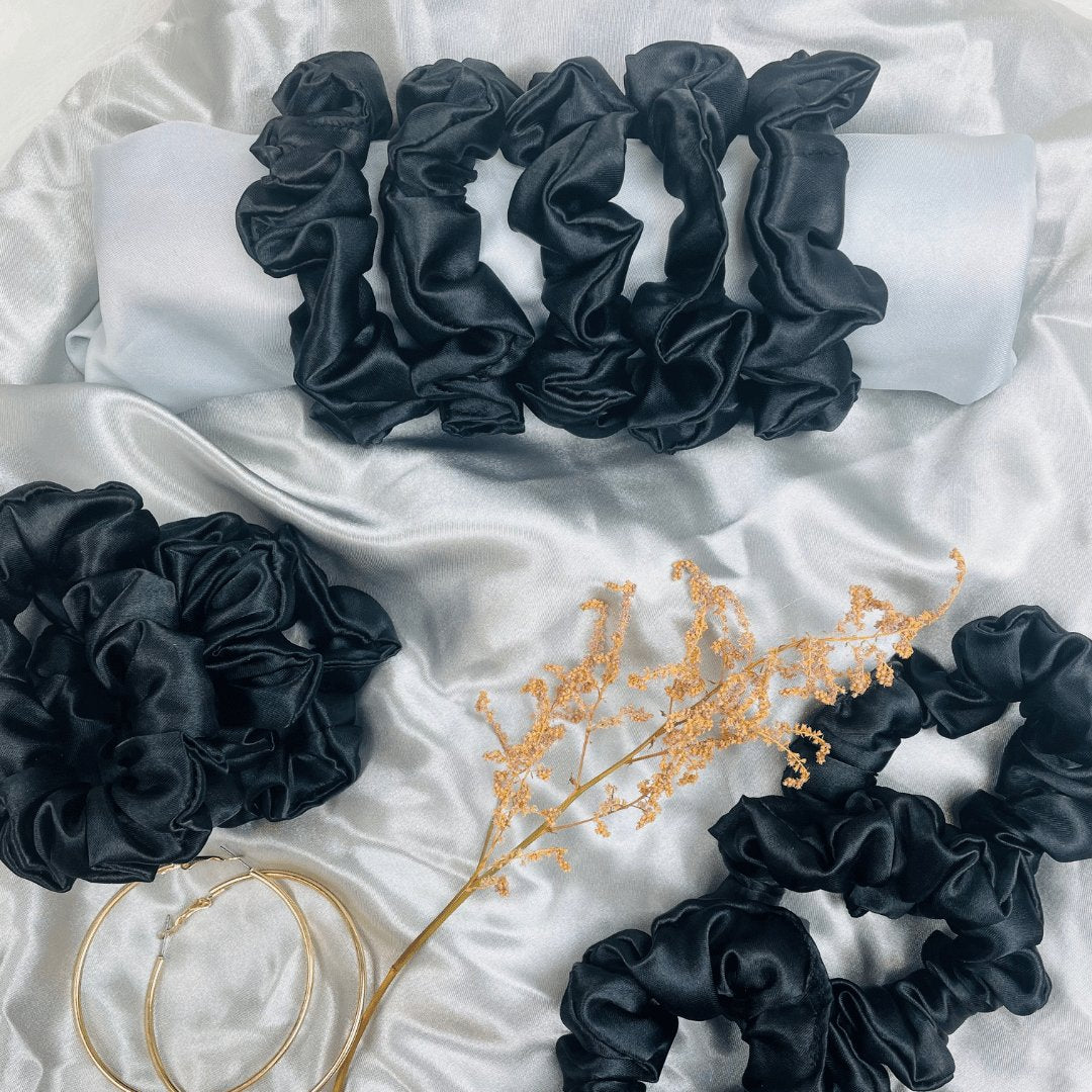 BLVK Satin Scrunchies - Crowned by RoyaltySmall