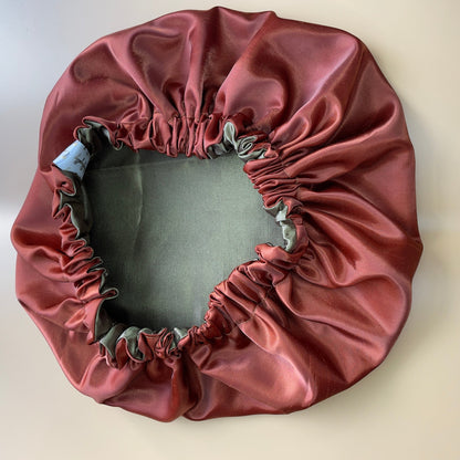 Copper - Reversible Satin Bonnet - Crowned by RoyaltyOlive