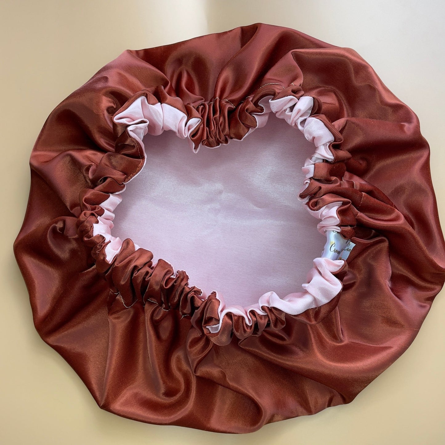 Copper - Reversible Satin Bonnet - Crowned by RoyaltyPeach