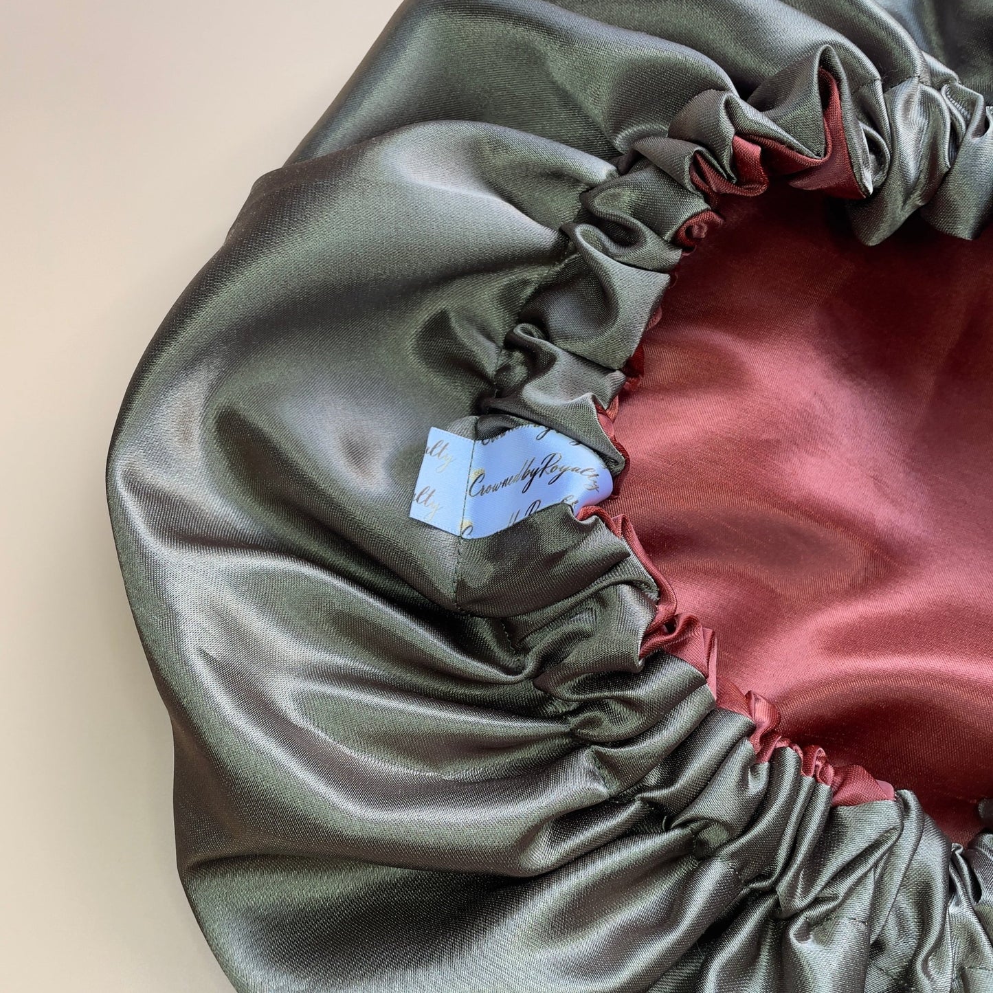 Copper - Reversible Satin Bonnet - Crowned by RoyaltyOlive