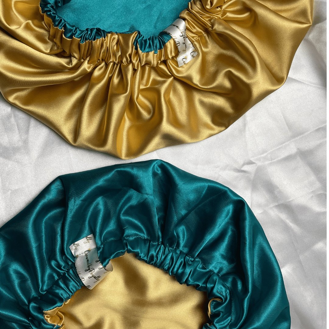 Golden Kiwi Satin Bonnets - Crowned by Royalty