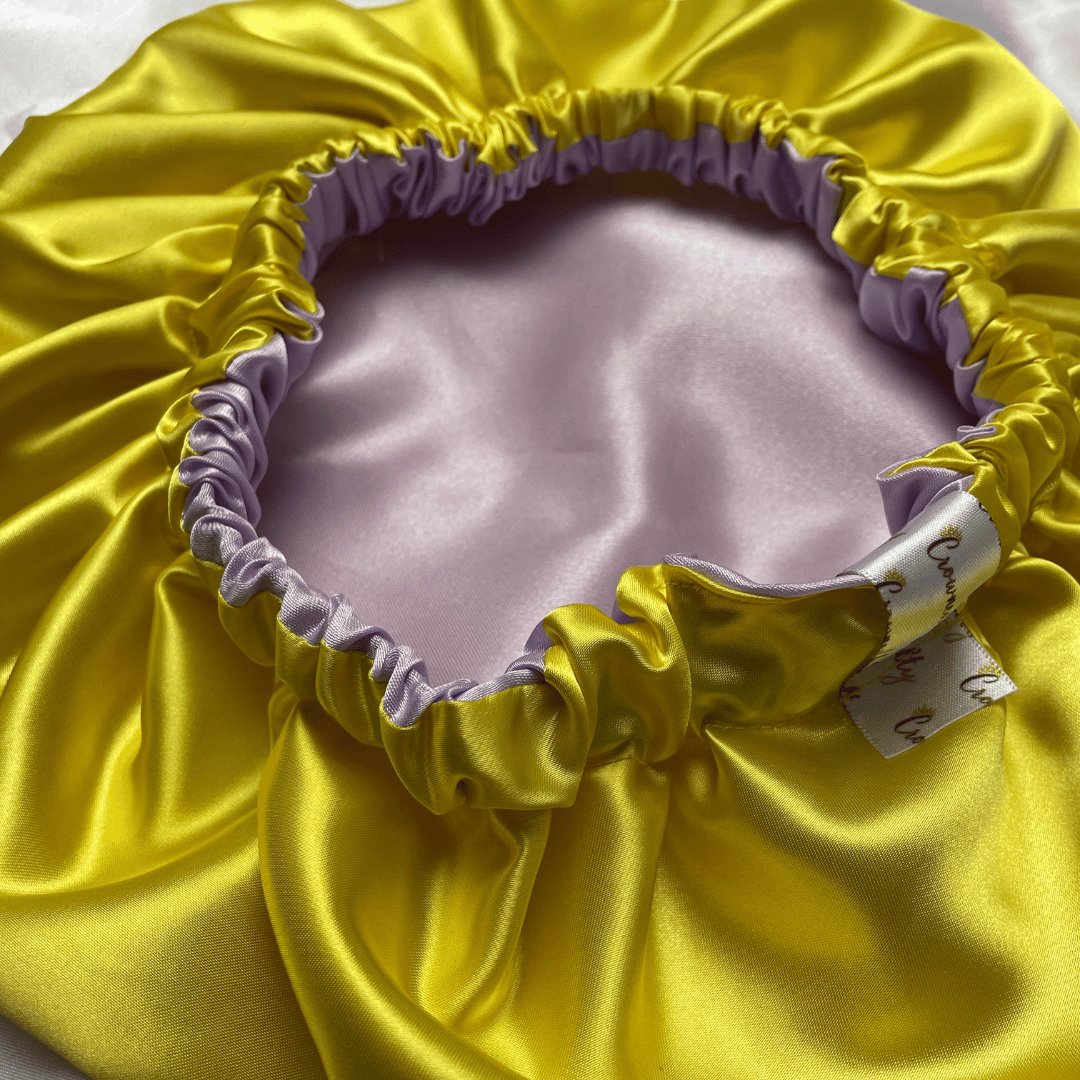 Lavender Sunset Satin Bonnet - Crowned by RoyaltyAdults