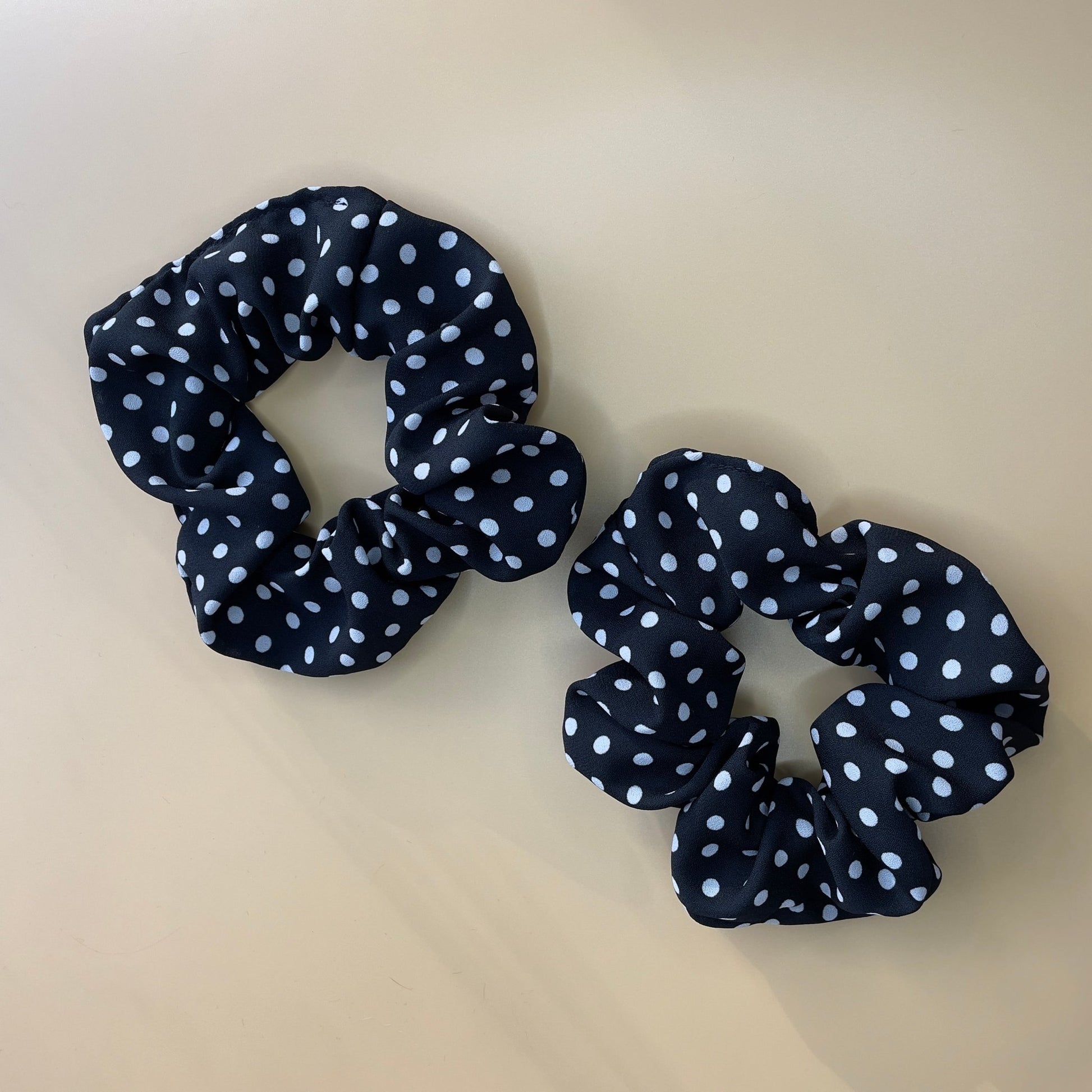 Retro Dots Chiffon Scrunchies - Crowned by RoyaltyMedium