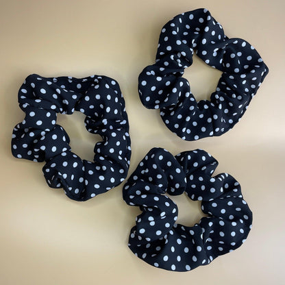 Retro Dots Chiffon - Scrunchies - Crowned by Royalty