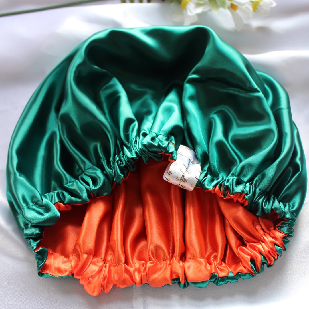 Spiced Goddess - Reversible Satin Bonnet - Crowned by RoyaltyAdults