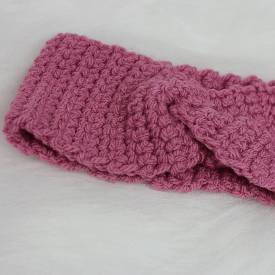 Stylish and Cozy Crochet Earwarmers Headbands for Winter - Crowned by RoyaltyPink