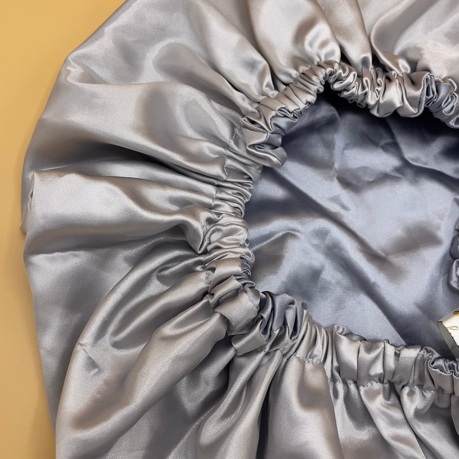 Twilight Silver Satin Bonnet - Crowned by Royalty
